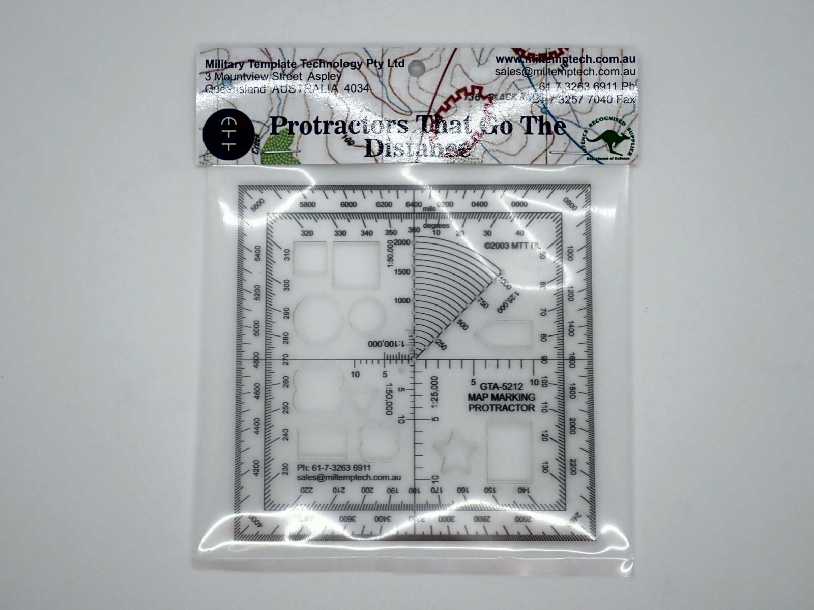 GTA 5212 Map Marking Protractor