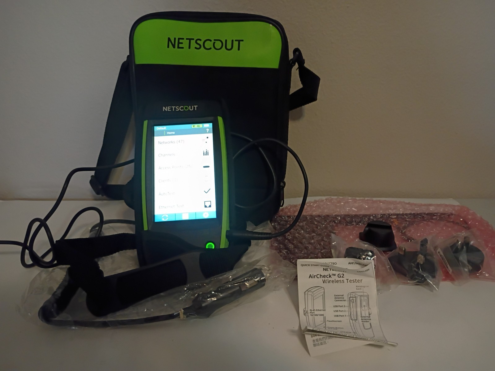 NetScout Fluke Networks AirCheck G2 Wi-Fi Wireless Network Tester Air-Check
