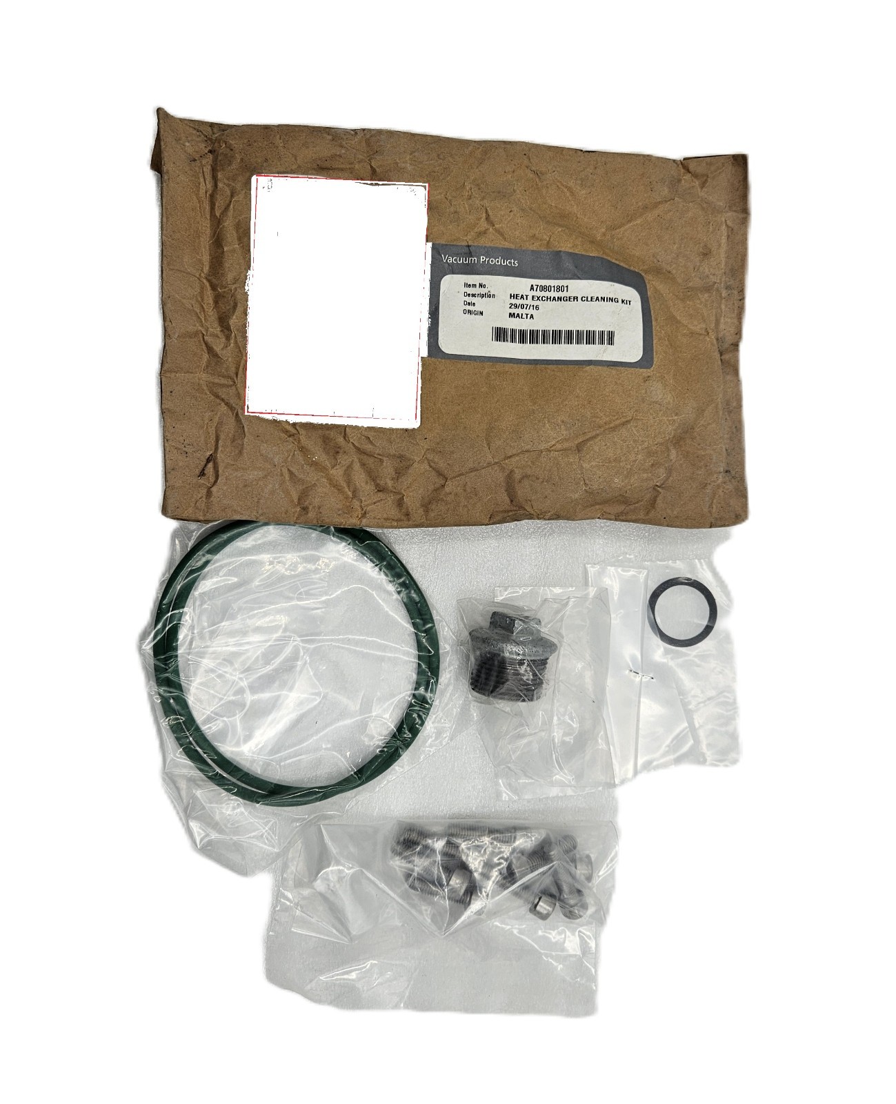 EDWARDS VACUMM A70801801 HEAT EXCHANGER CLEANING KIT (FAST SHIPPING)
