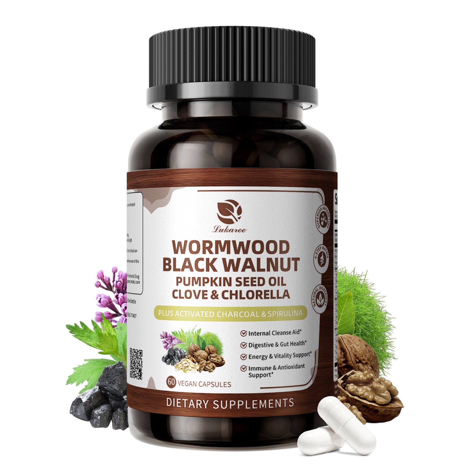 Parasite Cleanser Powder Natural Detox Cleanse | Wormwood, Black Walnut, Clove