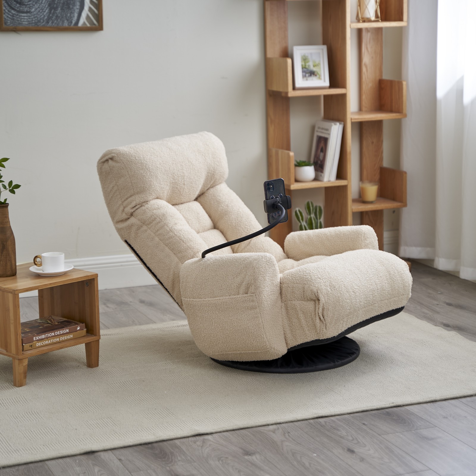 Adjustable head and waist, game chair, lounge chair in the living room, 360 de