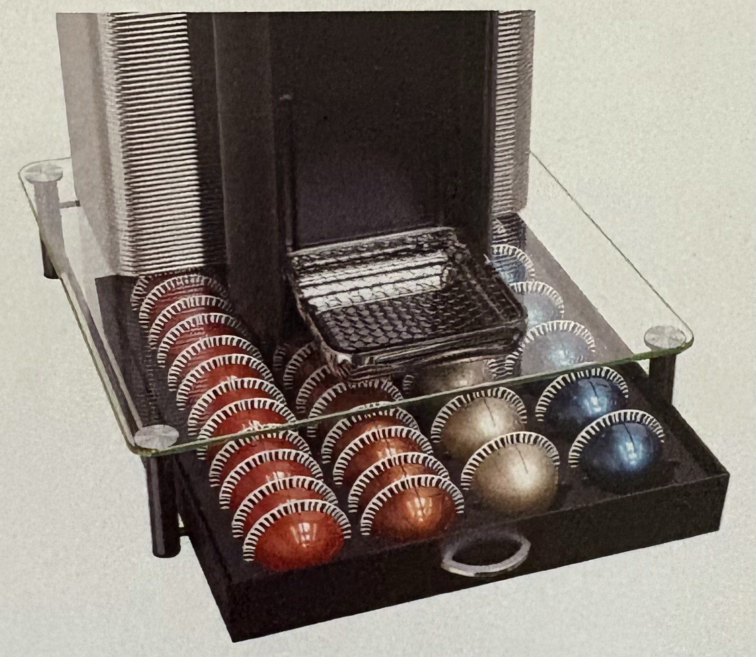 Nespresso Vertuoline Pod Holder Drawer Glass DecoBros Coffee Pods Holds 24 Large