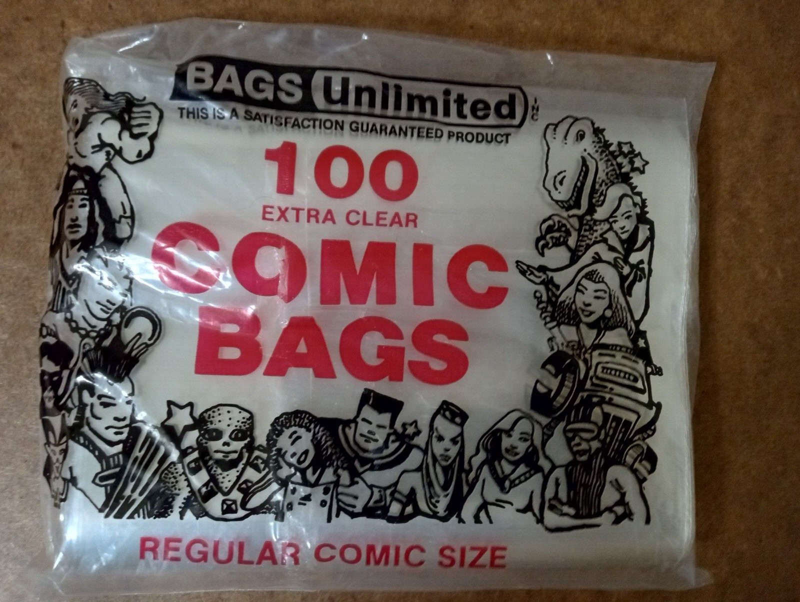 NEW~ Bags Unlimited Silver Age Xtra Clear Comic ( 10 in x 7 in ))