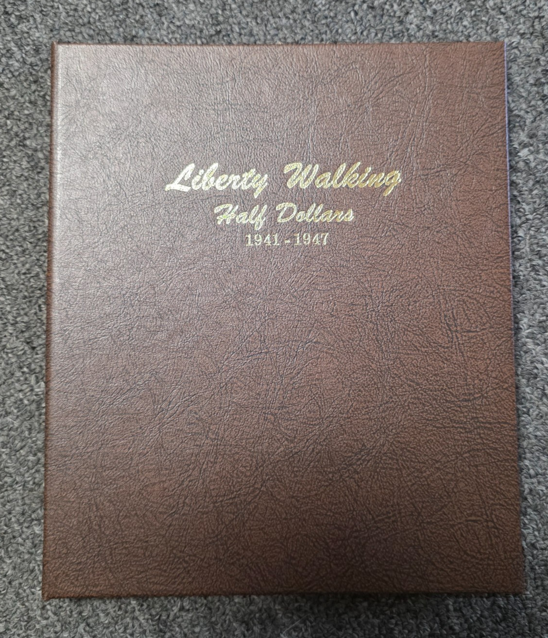 DANSCO WALKING LIBERTY HALF DOLLAR BOOK - 20 COINS