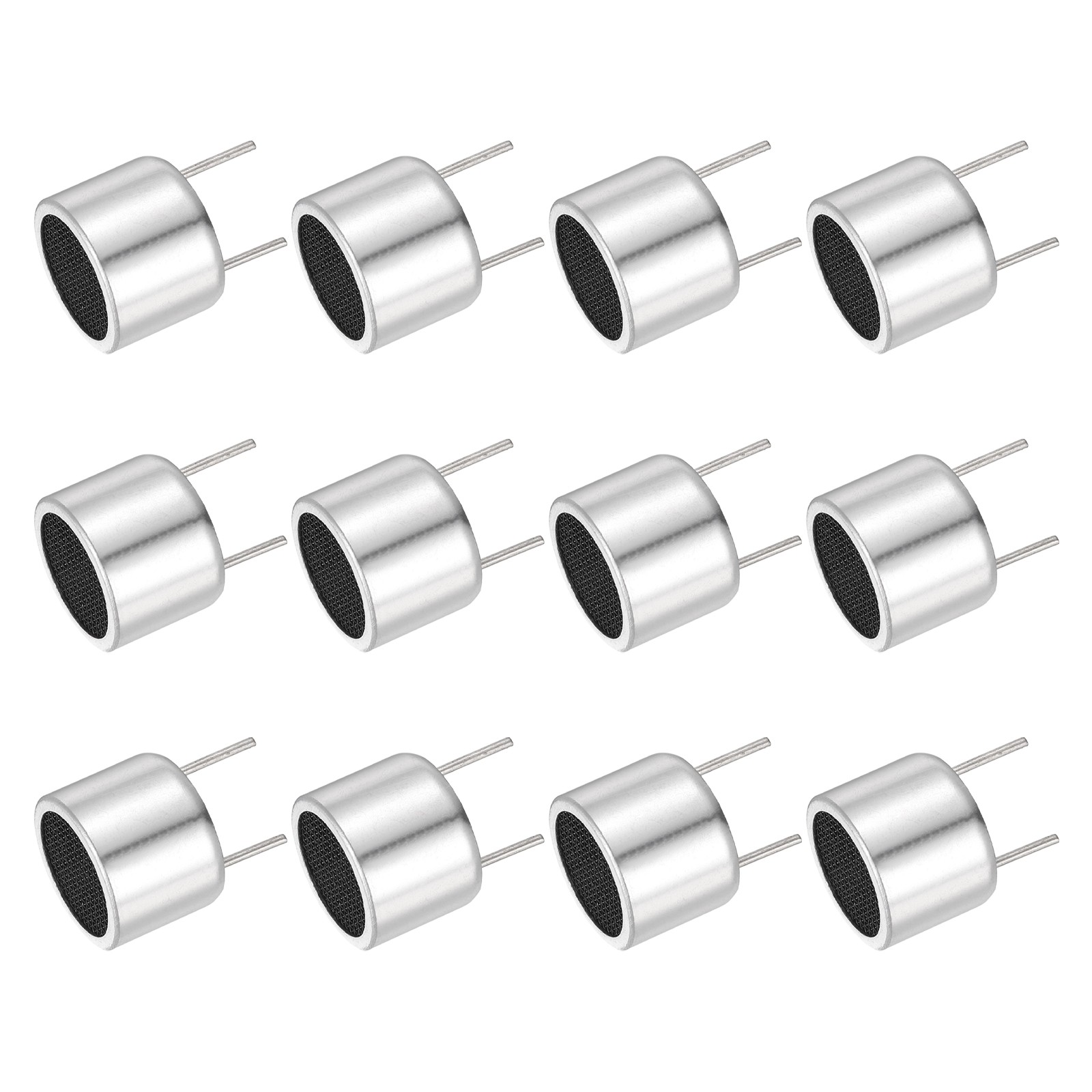 12 Pcs Ultrasonic Module Distance Sensor TCT40-16R/T High Precision, Silver