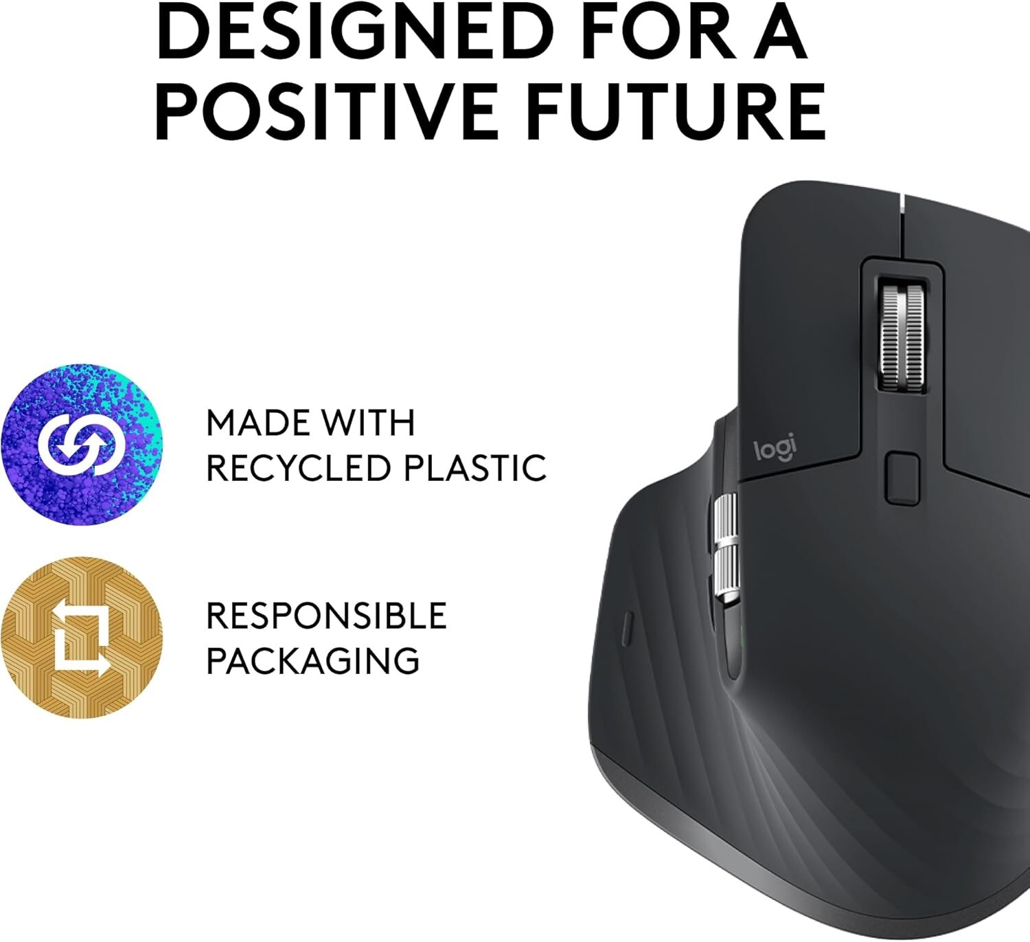 Logitech MX Master 3S Wireless Mouse Ultrafast Scrolling DEFECTIVE