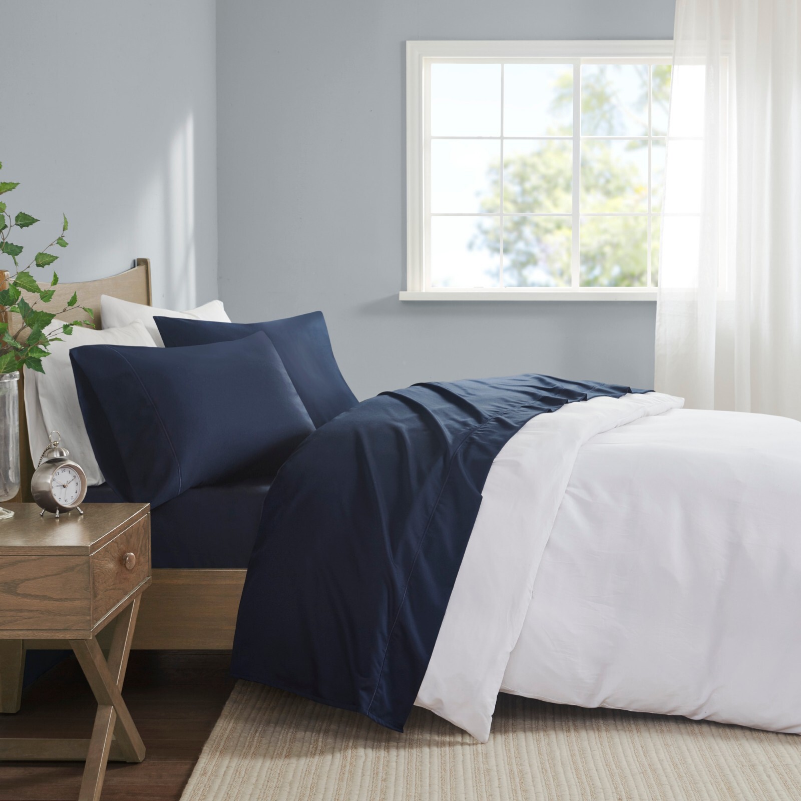 Madison Park 600 Thread Count Pima Cotton Deep Pocket Sheet Set