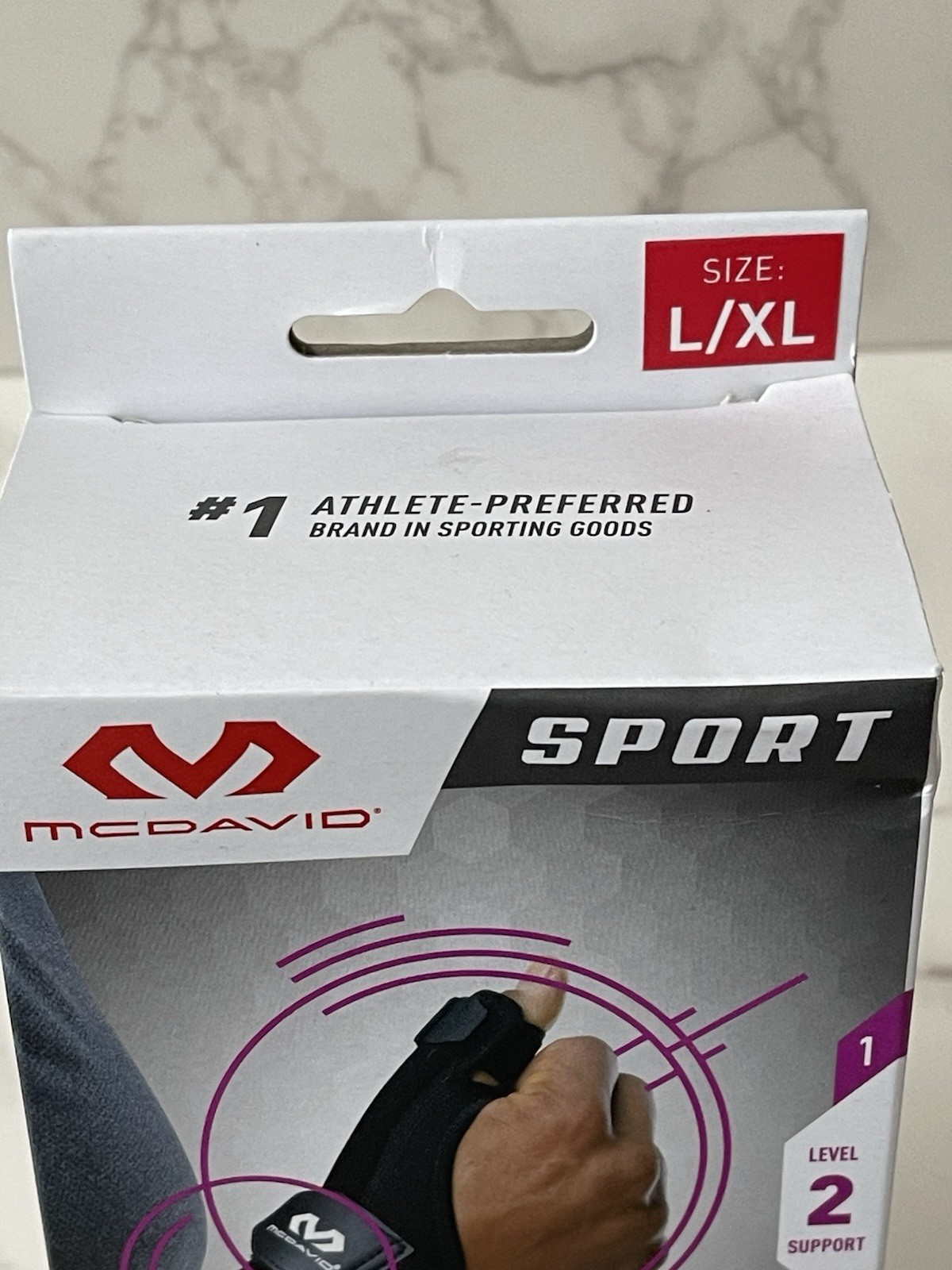 McDavid Sport Thumb Stabilizer Level 2 Size L/XL New