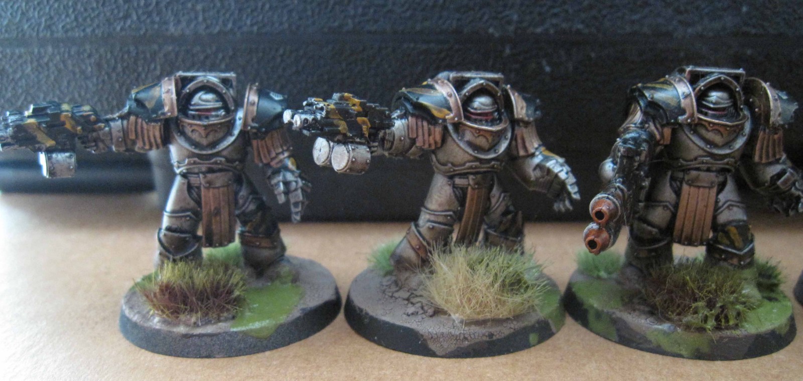 30K Horus Heresy Iron Warriors Cataphractii Terminators plastic painted