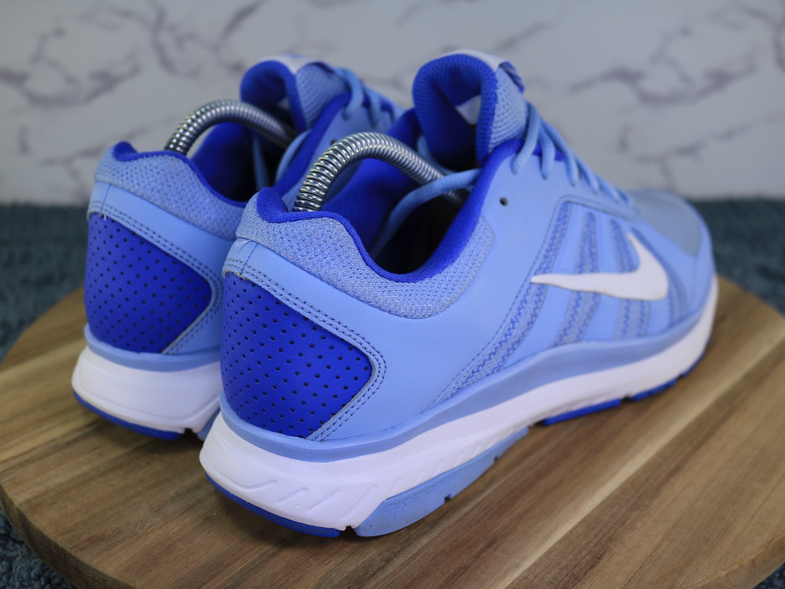 Nike Dart XII Shoes Blue White Running Sneakers Gym Sport 831535-403 Women Sz 11