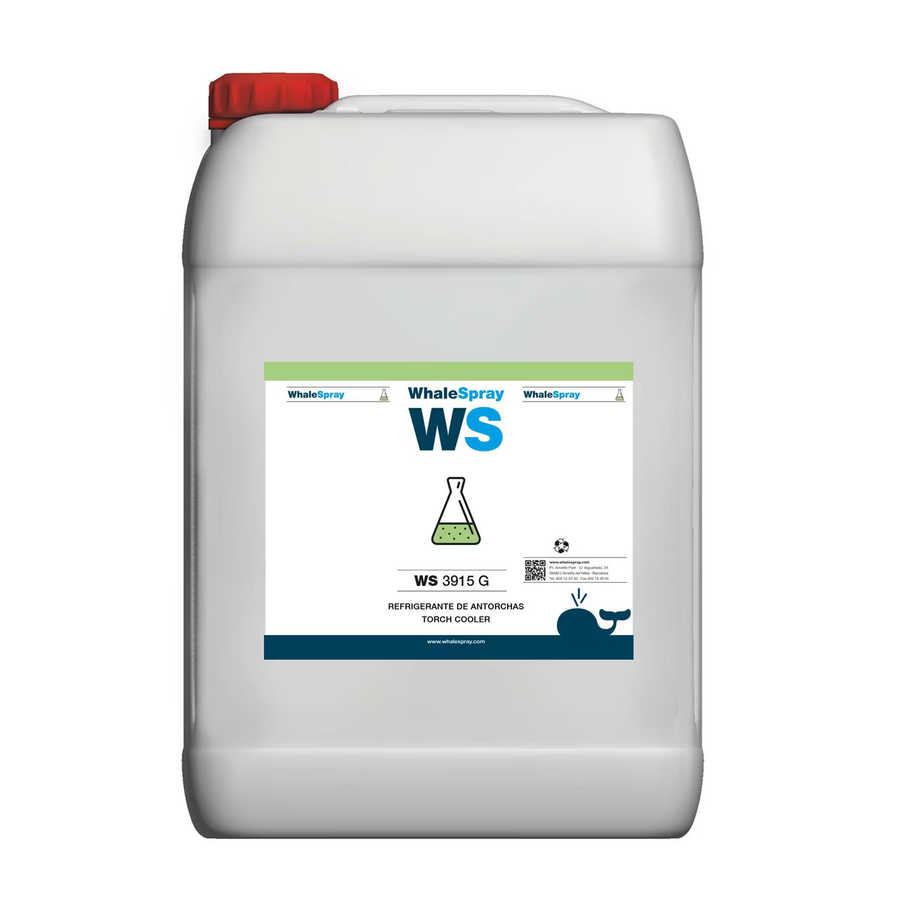3915G0006 WhaleSpray Torch Coolant, -10°C, 10 Liter (2.6 Gallon) WhaleSpray