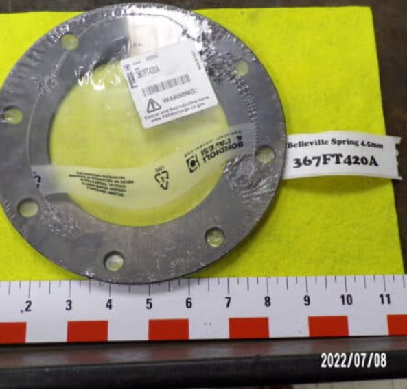 BONDIOLI 367FT420A Mower Belleville spring 4.5mm for Schulte XH1500 S2 Mowers