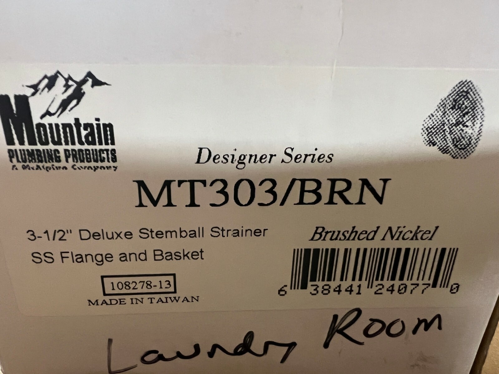Mountain Plumbing MT303/BRN 3-1/2″ Deluxe Stemball Kitchen Sink Strainer/Nickel
