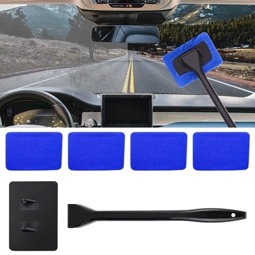 Car Window Cleaner, Car Windshield Cleaner Tool, Windshield Cleaner Dark blue