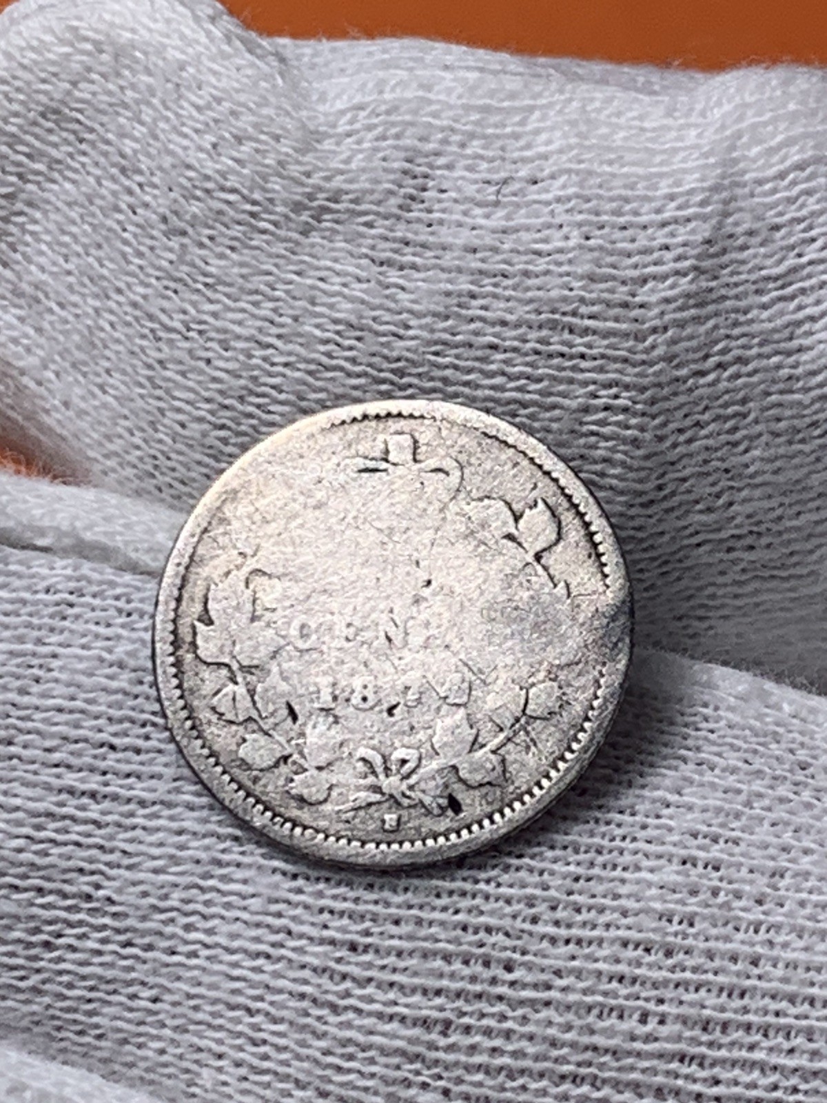 1874 H Canada Silver 5 Cents (A2574)