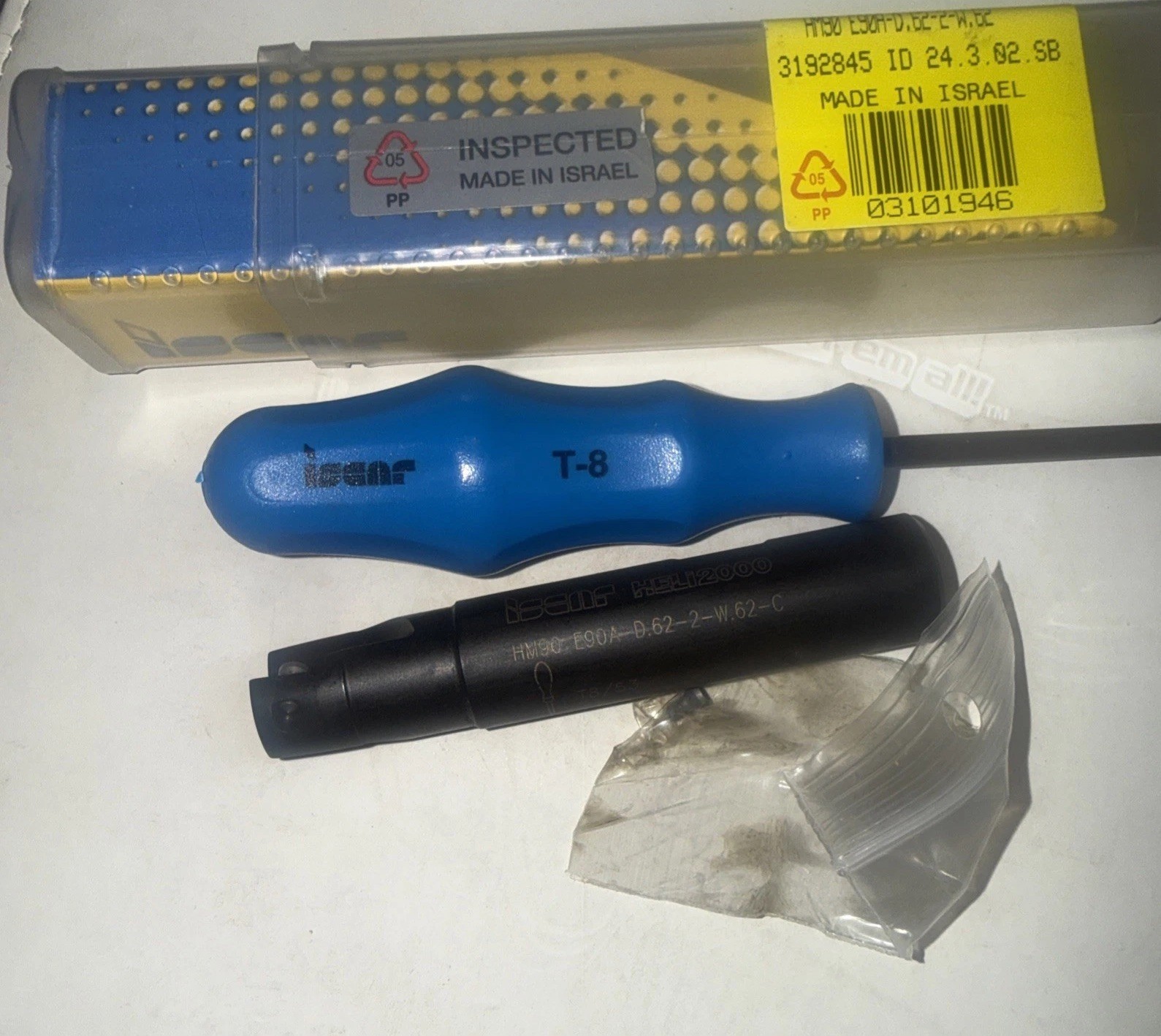 Iscar HM90 E90A-D.62-2-W.62 Indexable End Mill