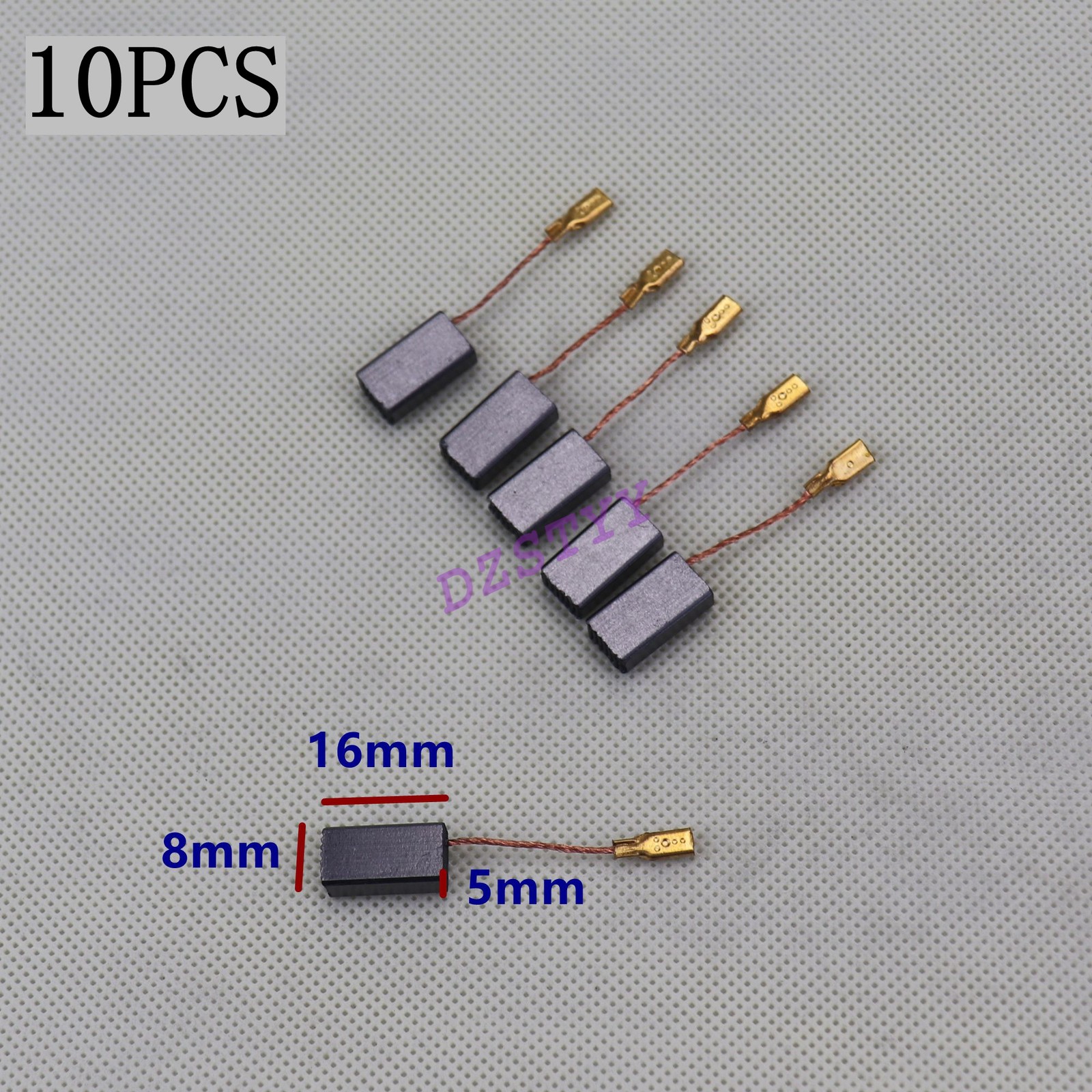 10PCS for Bosch GWS 8-125C GFF22A GWS6-100 1607014144 1607014145 Carbon Brushes