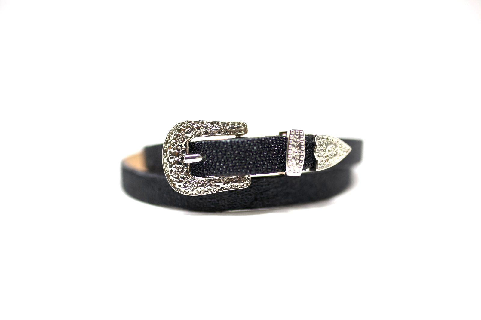 Stingray Hat Band, Exotic Leather Hat Band, Toquilla, (1/4'') Western Hat Band