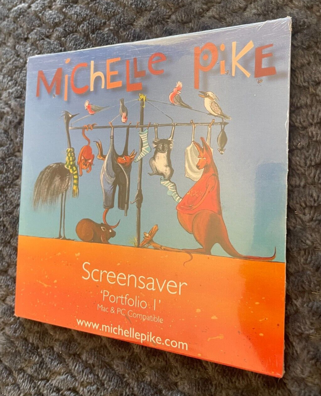 NEW SEALED MICHELLE PIKE SCREENSAVER ' PORTFOLIO l ' MAC & PC COMPUTER