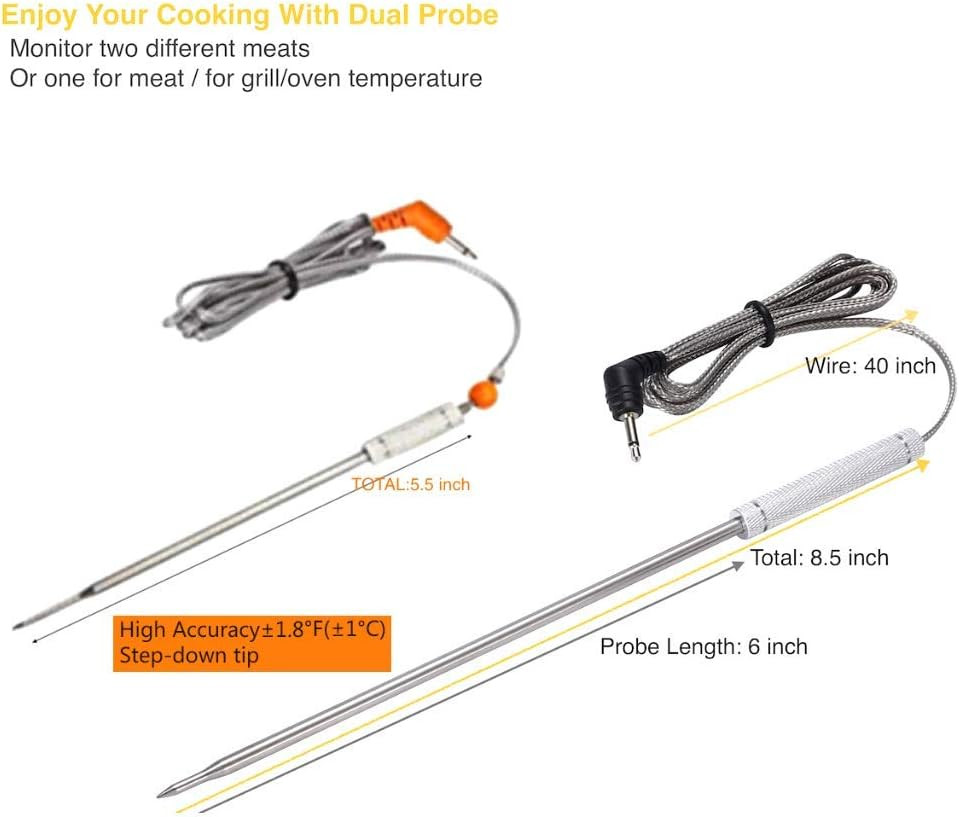 Replacement Thermopro Work for TP08S TP20 Thermopro Probe Replacement TP25 TP27
