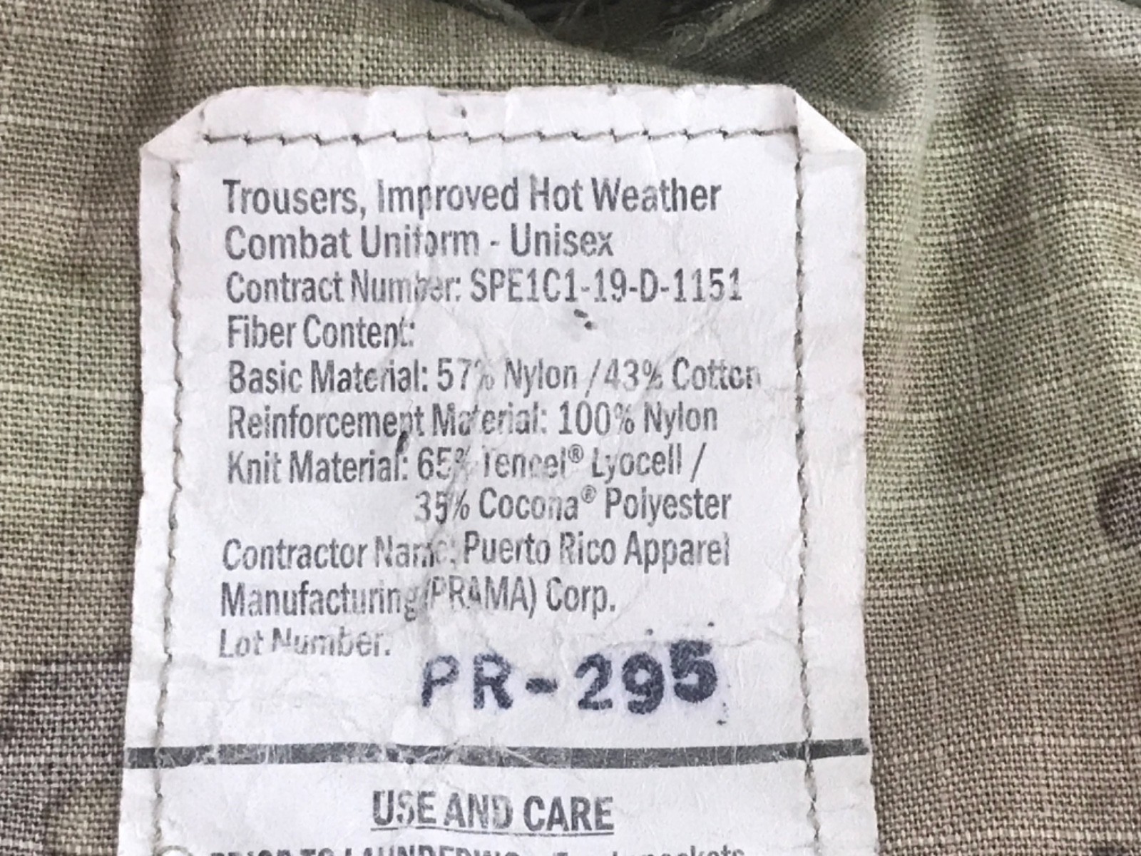 US Army OCP ACU 2XLarge Short Pants Hot Weather Uniform Multicam - IHWCU