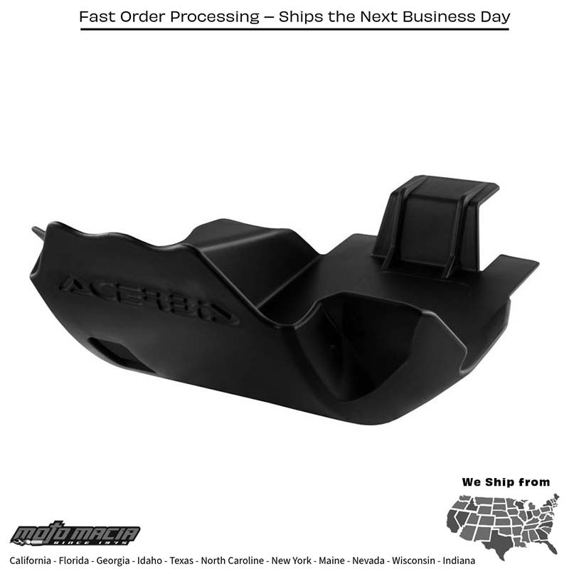 ACERBIS Skid Plate (protector de carter) BLACK HONDA CRF250R 04-09 HONDA CRF250X