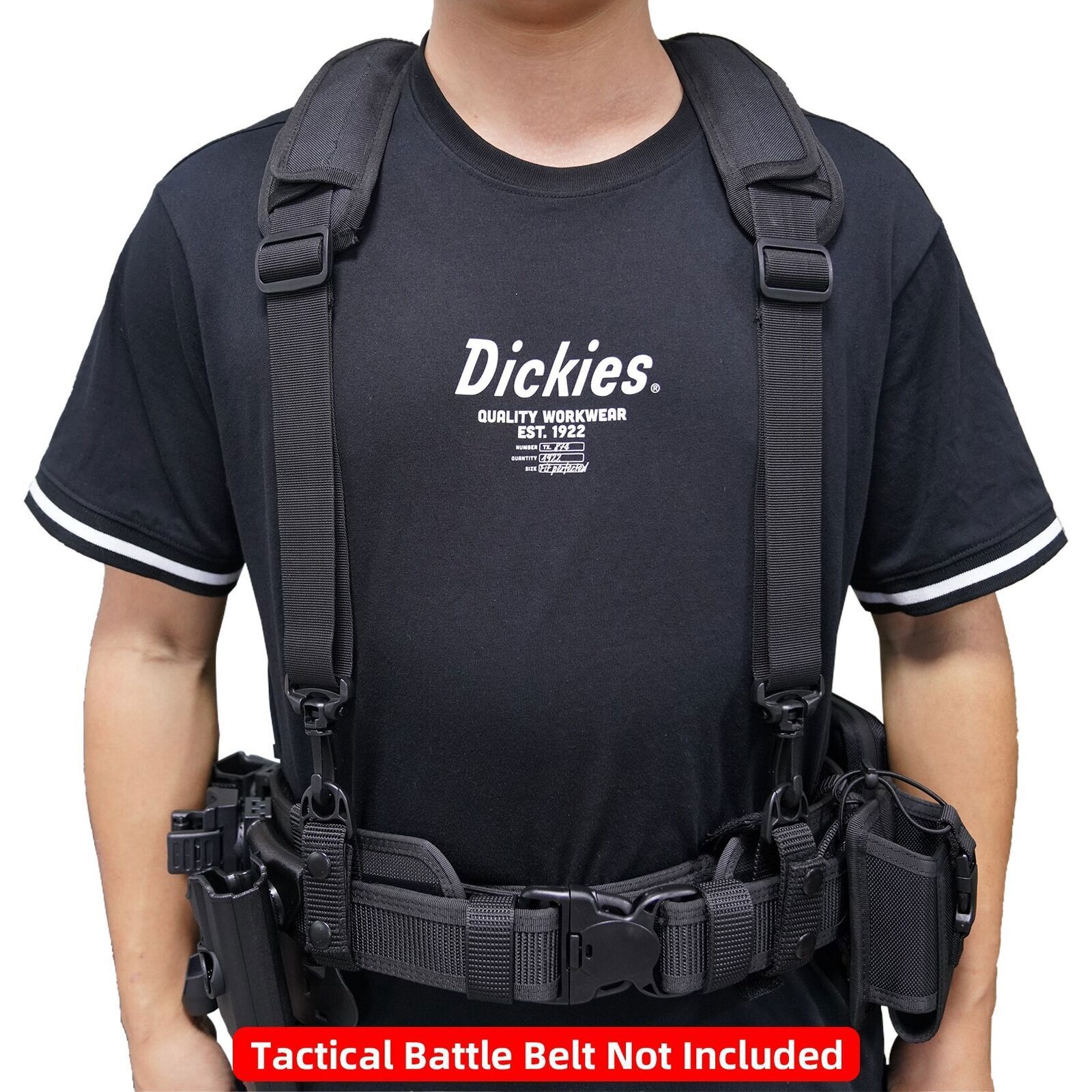Tactical Harness Tactical Suspenders 1.5 inch Police Suspenders for Duty Belt