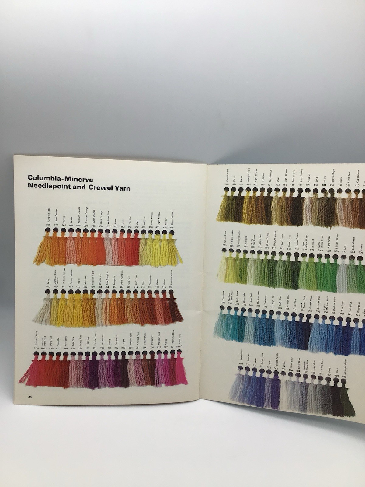 Bargello Needlepoint Book 1974 Vol 784 Columbia- Minerva 14 Projects