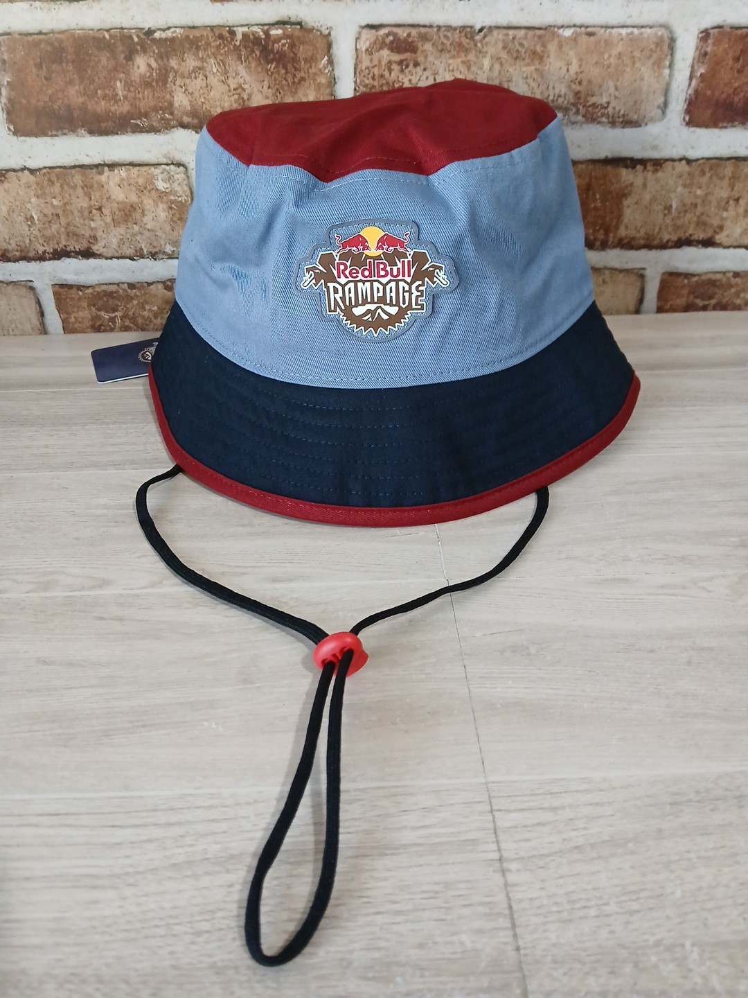 Red Bull Rampage Bucket Hat Adult One Size Blue Red 100% Cotton Beach Biking