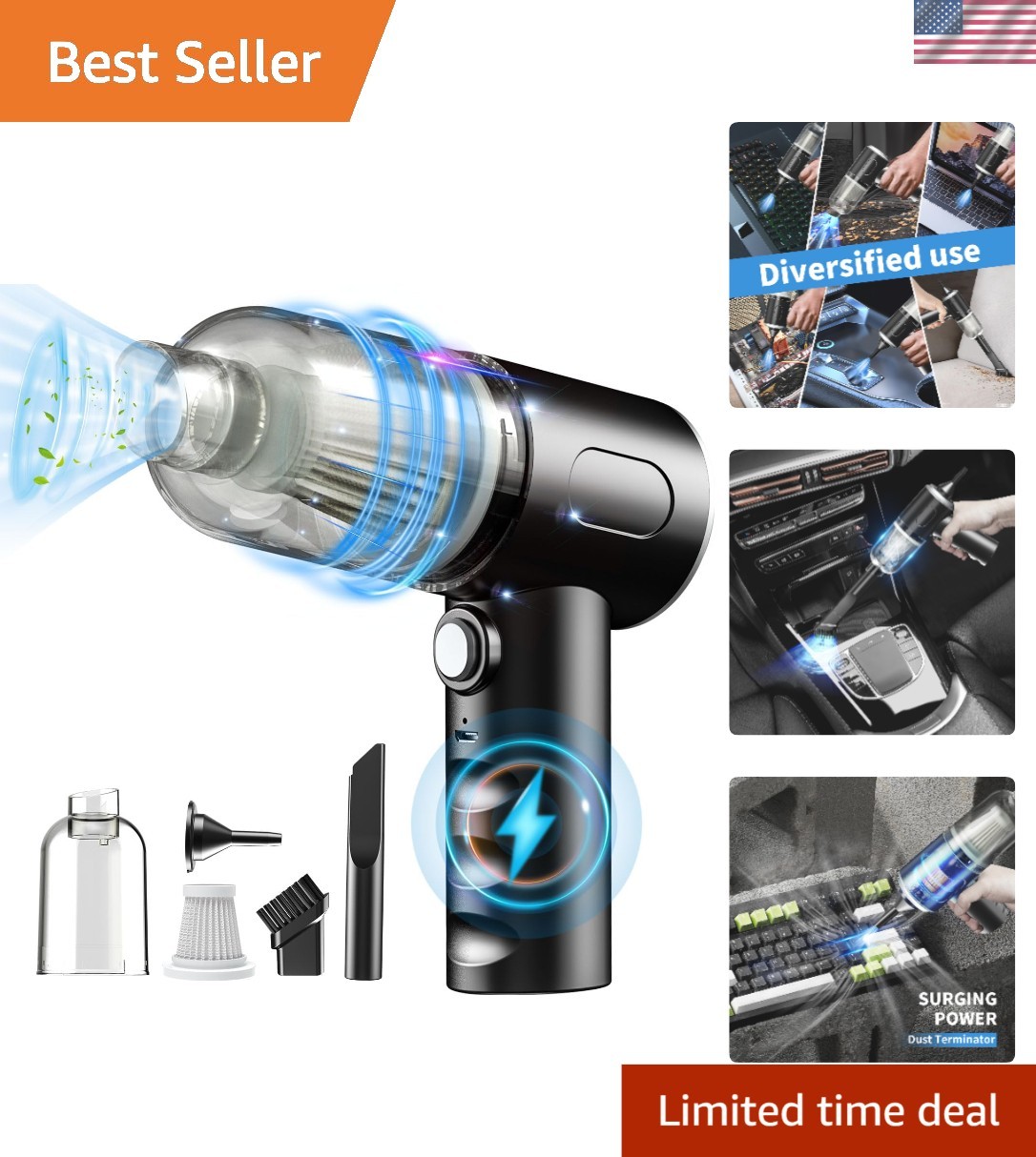Portable Electric Air Duster: Safe, Lightweight, and Eco-Conscious Cleaning