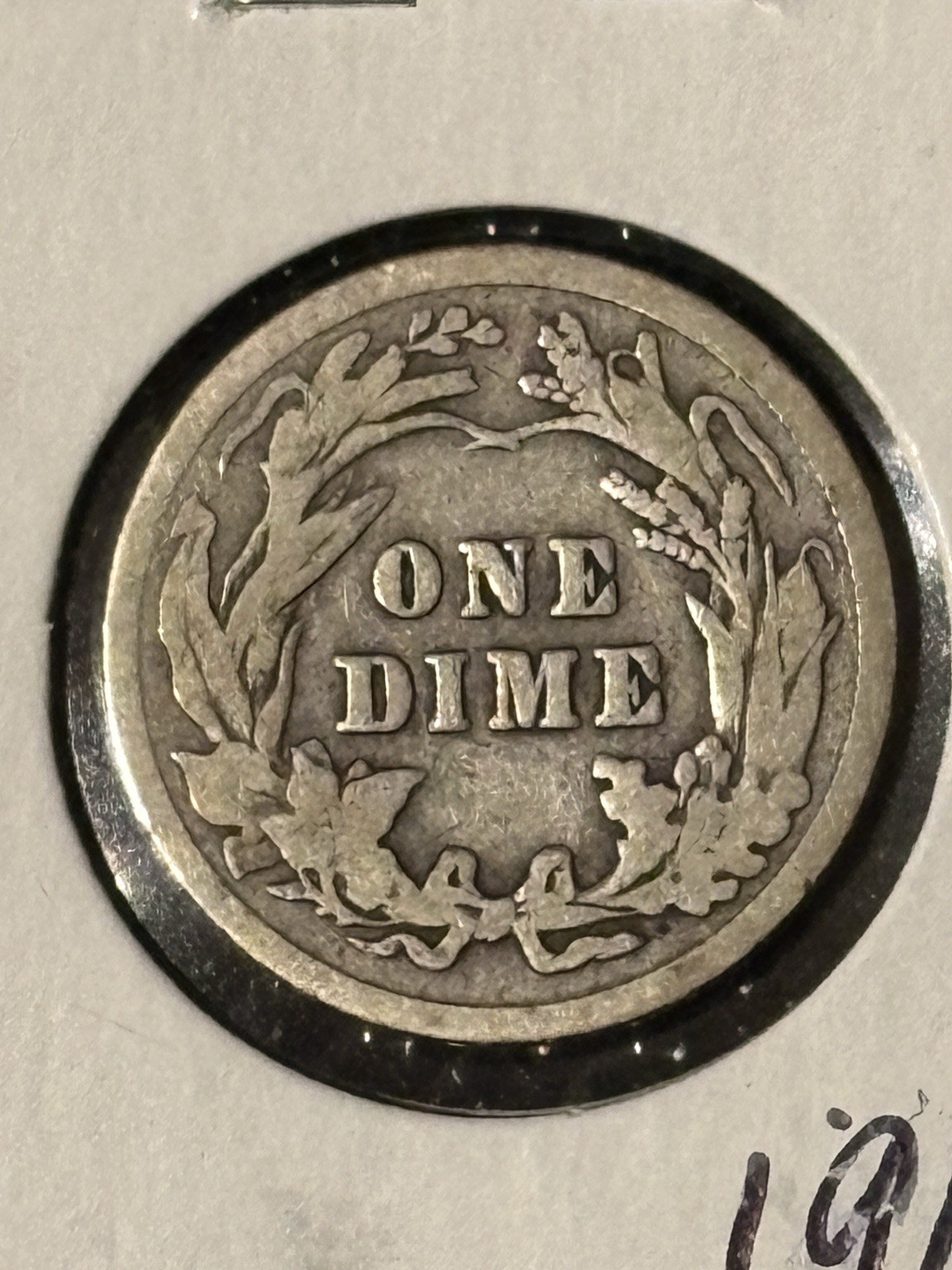 1916 Barber Dime Item-1A