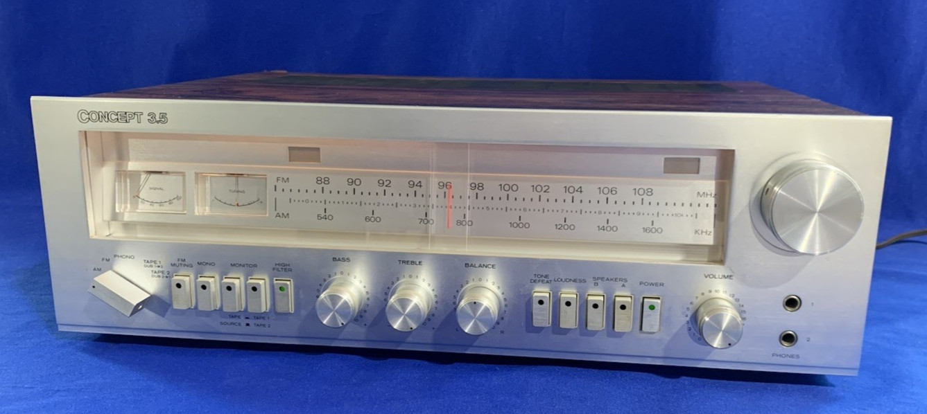 Vintage Concept 3.5 AM/FM Stereo Receiver **See Description**
