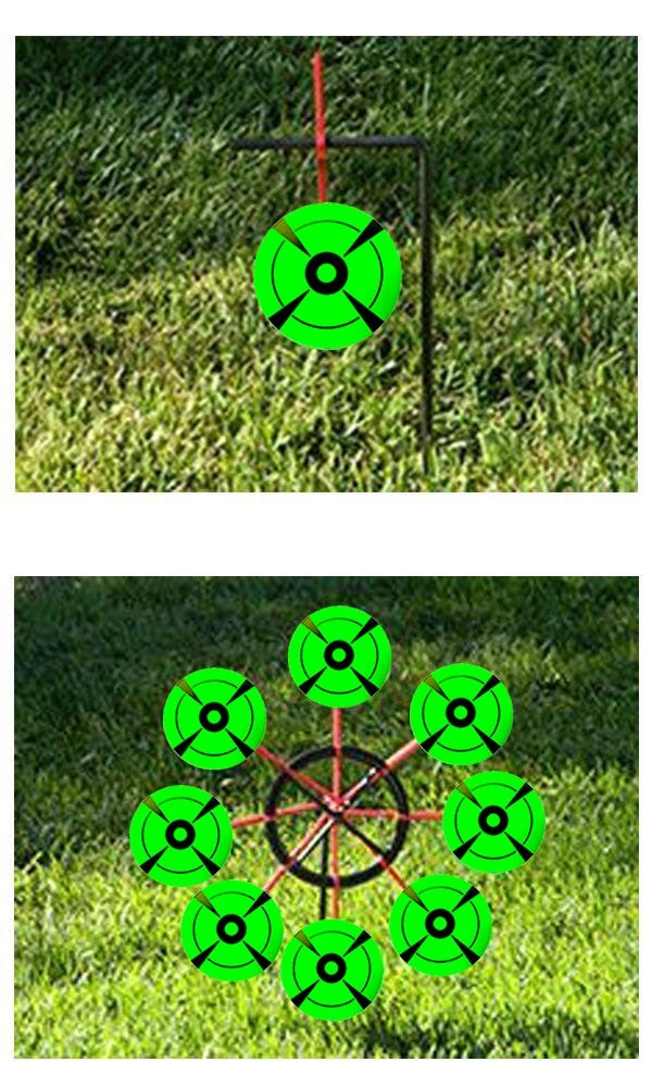Target Stickers Self Adhesive Targets for Shooting 3", green