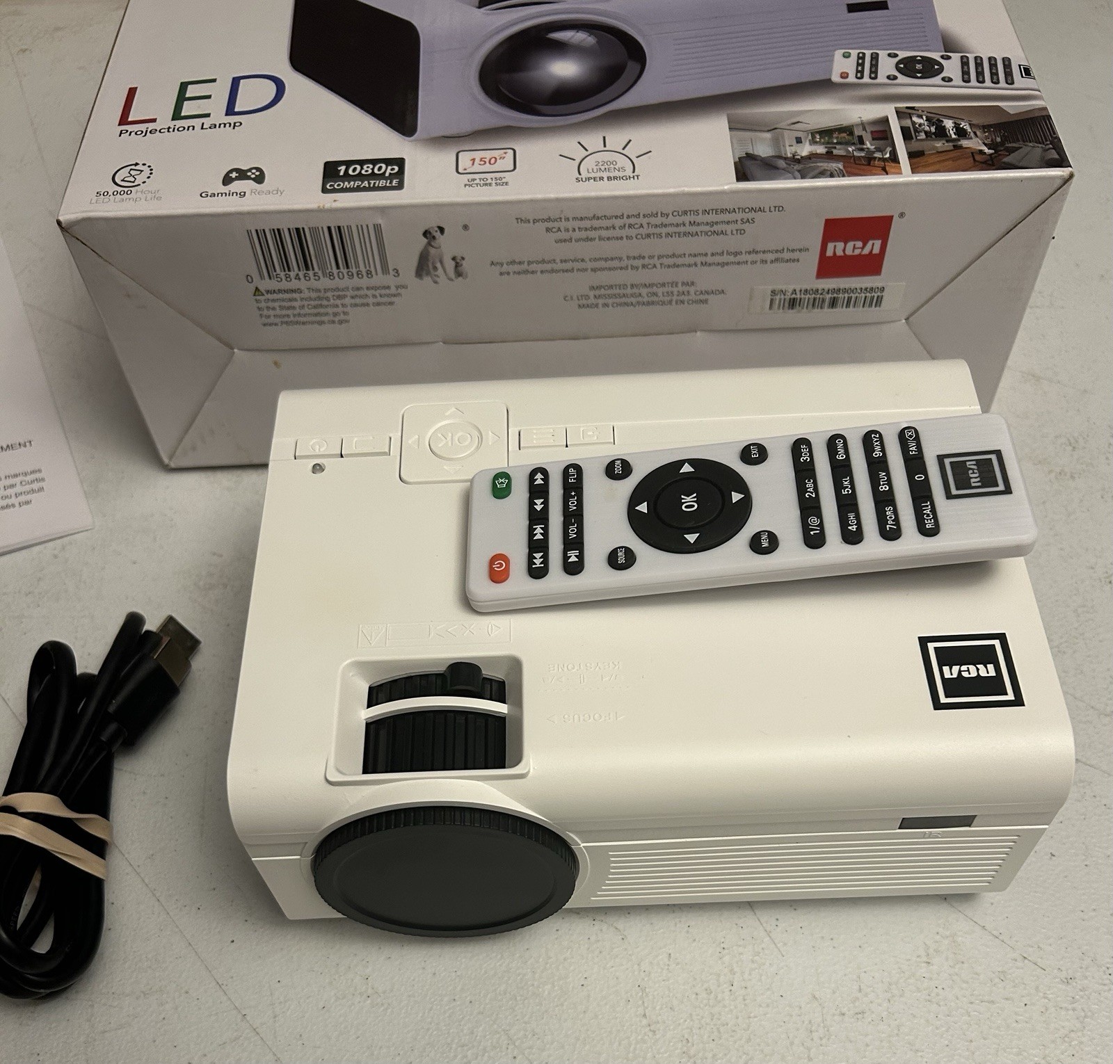 RCA LED Home Theater Projector
