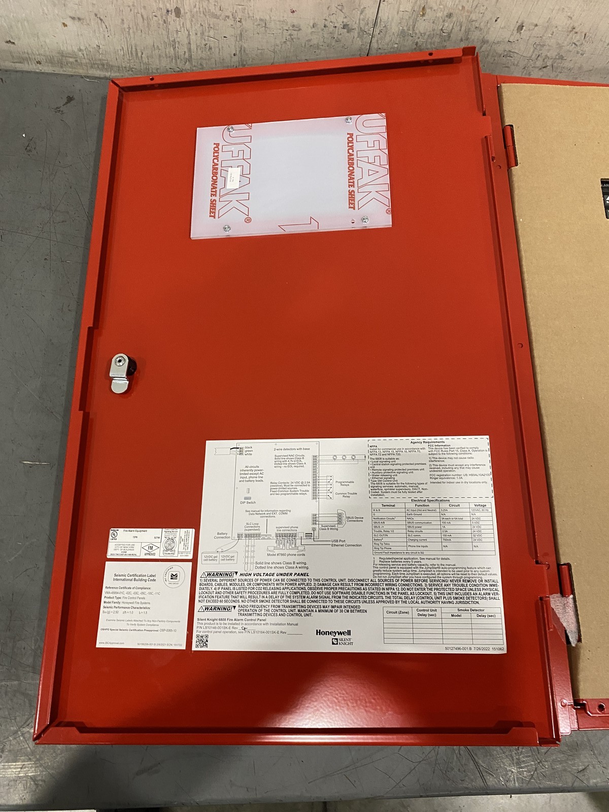 Honeywell Silent Knight Fire Alarm Control Panel 006808