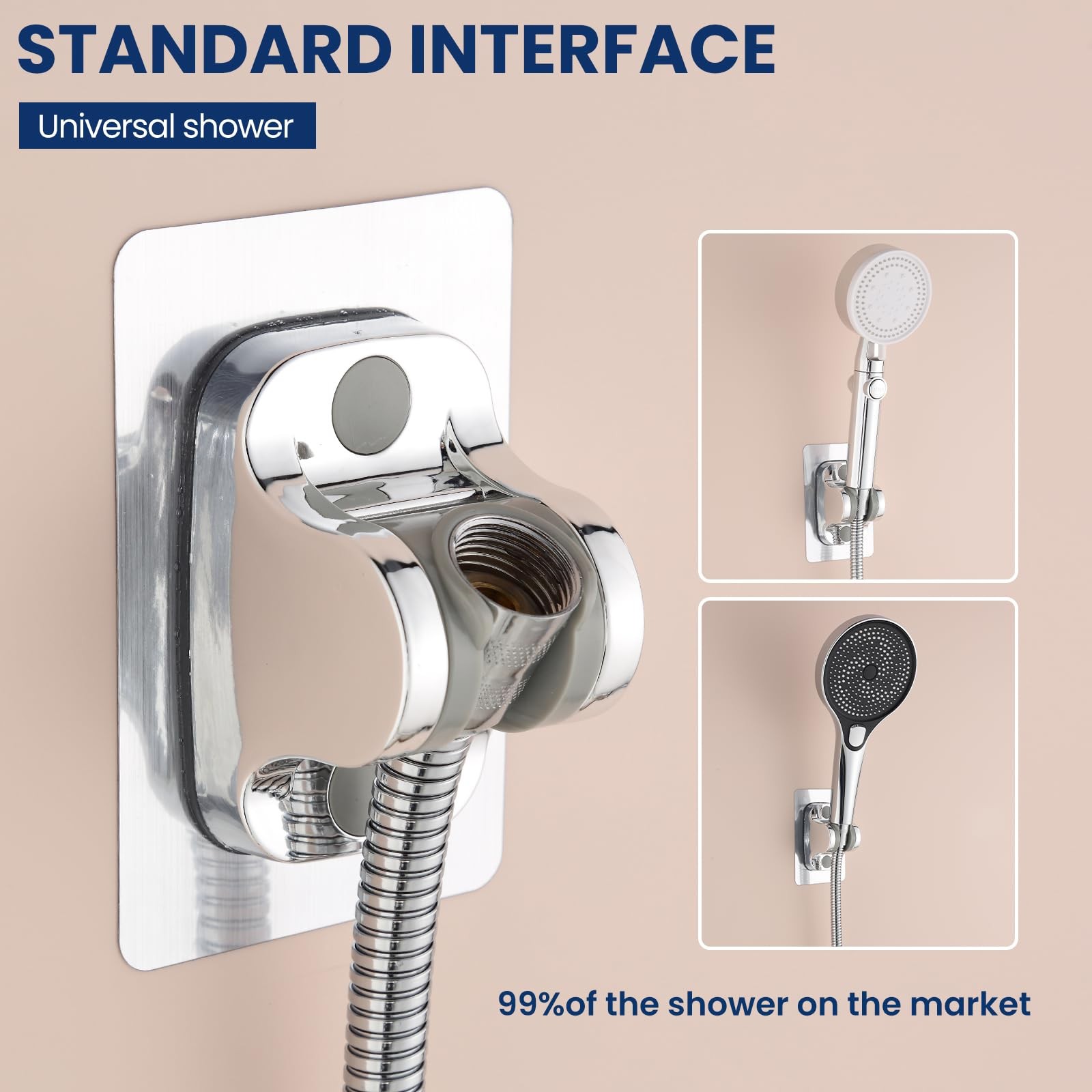 Hand held Shower Head Holder-Relocatable Handheld Showerhead Holder, Suitable...