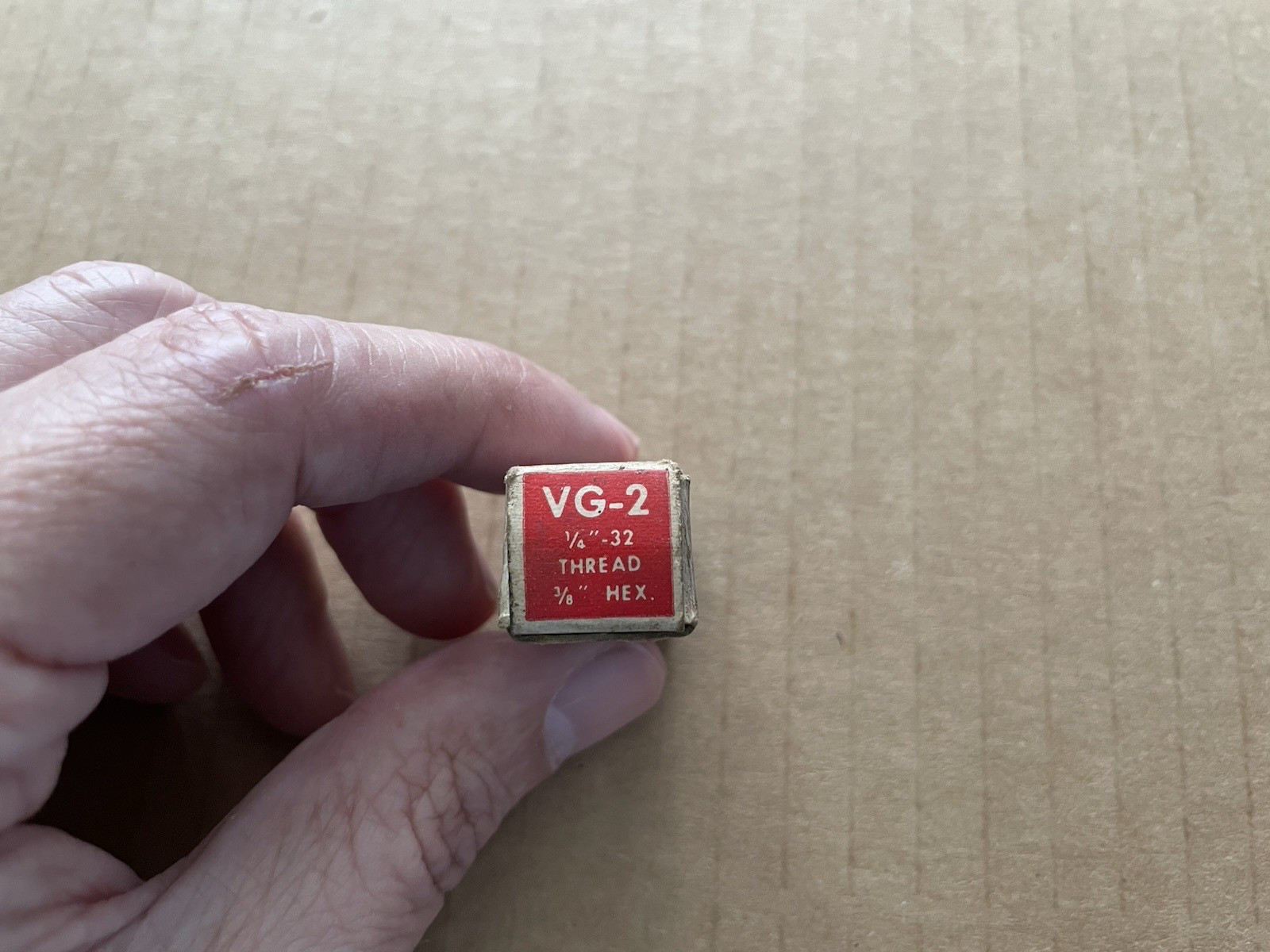 Vintage CHAMPION Glow Plug VG-2 (Box Only) Model Airplane Engine