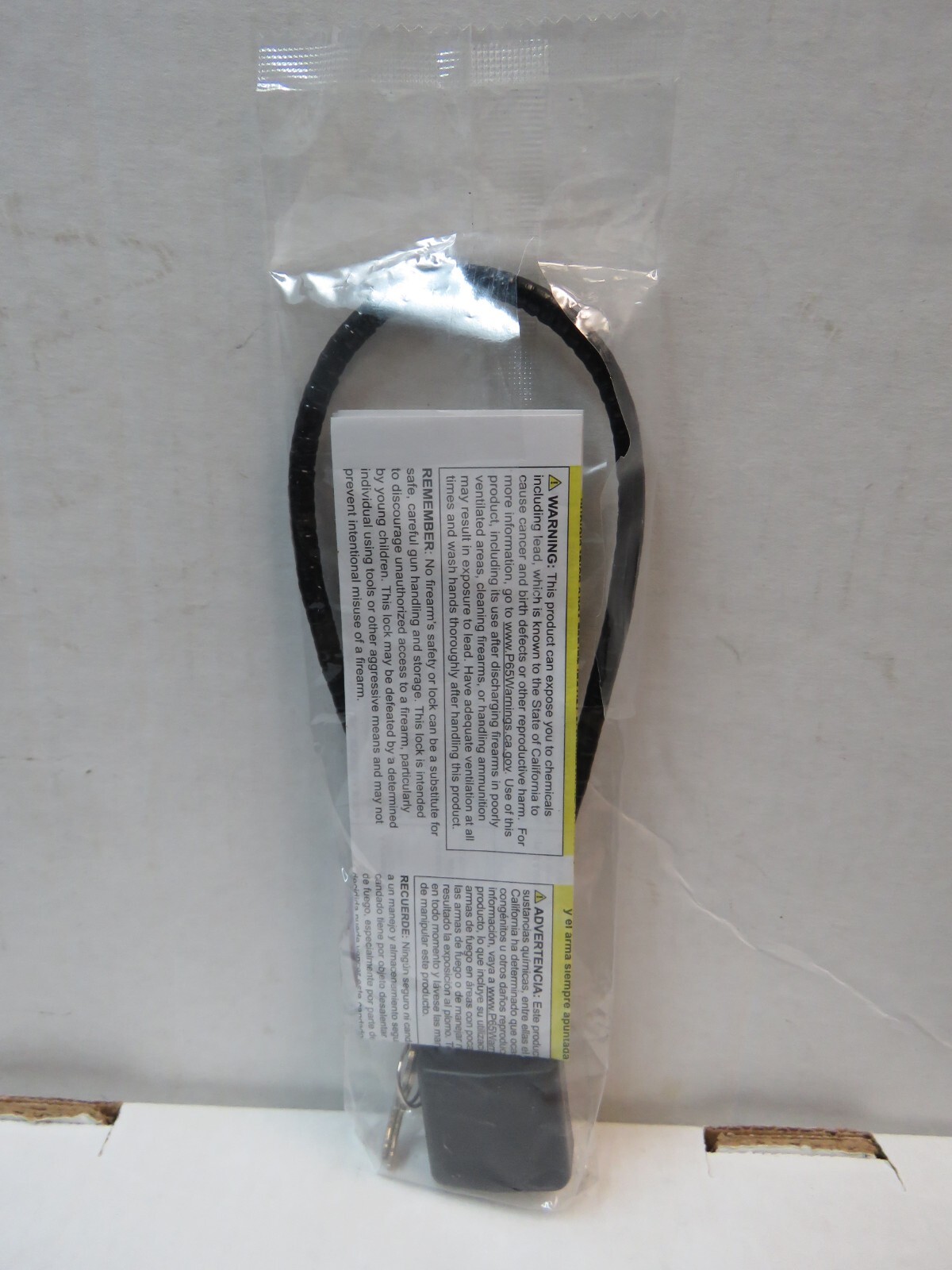 Regal Firearms Gun Cable Lock 15" Works with handguns, shotguns or rifles
