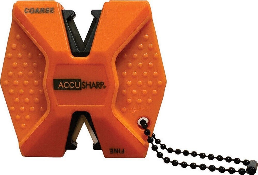 AccuSharp 2-Step Carbide Ceramic Keychain Knife Sharpener Proper Angles - 344C