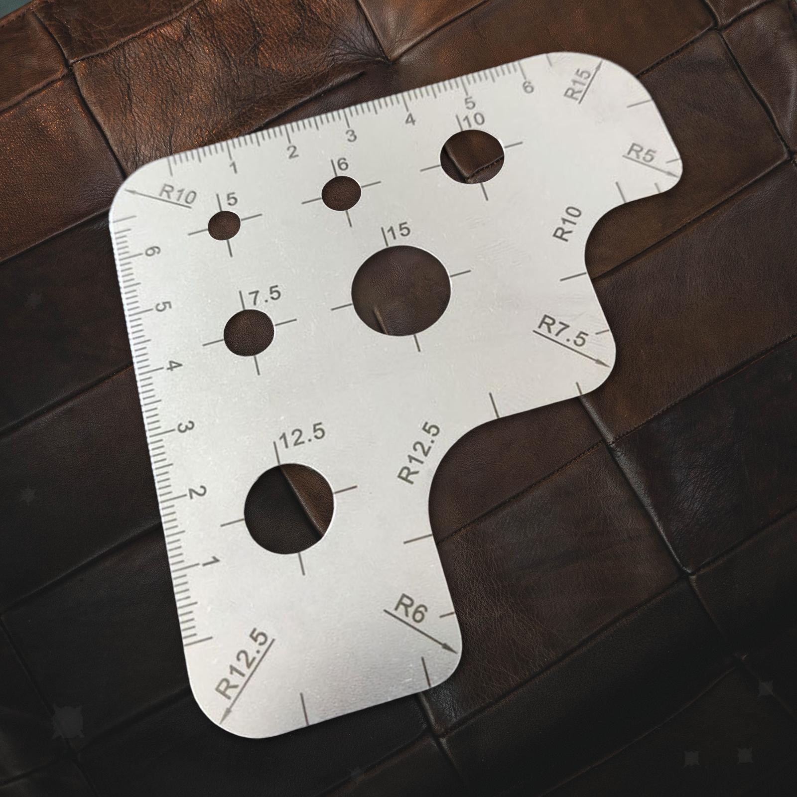 Leather Craft Drawing Ruler Corner Cutting Ruler Handmade Professionals