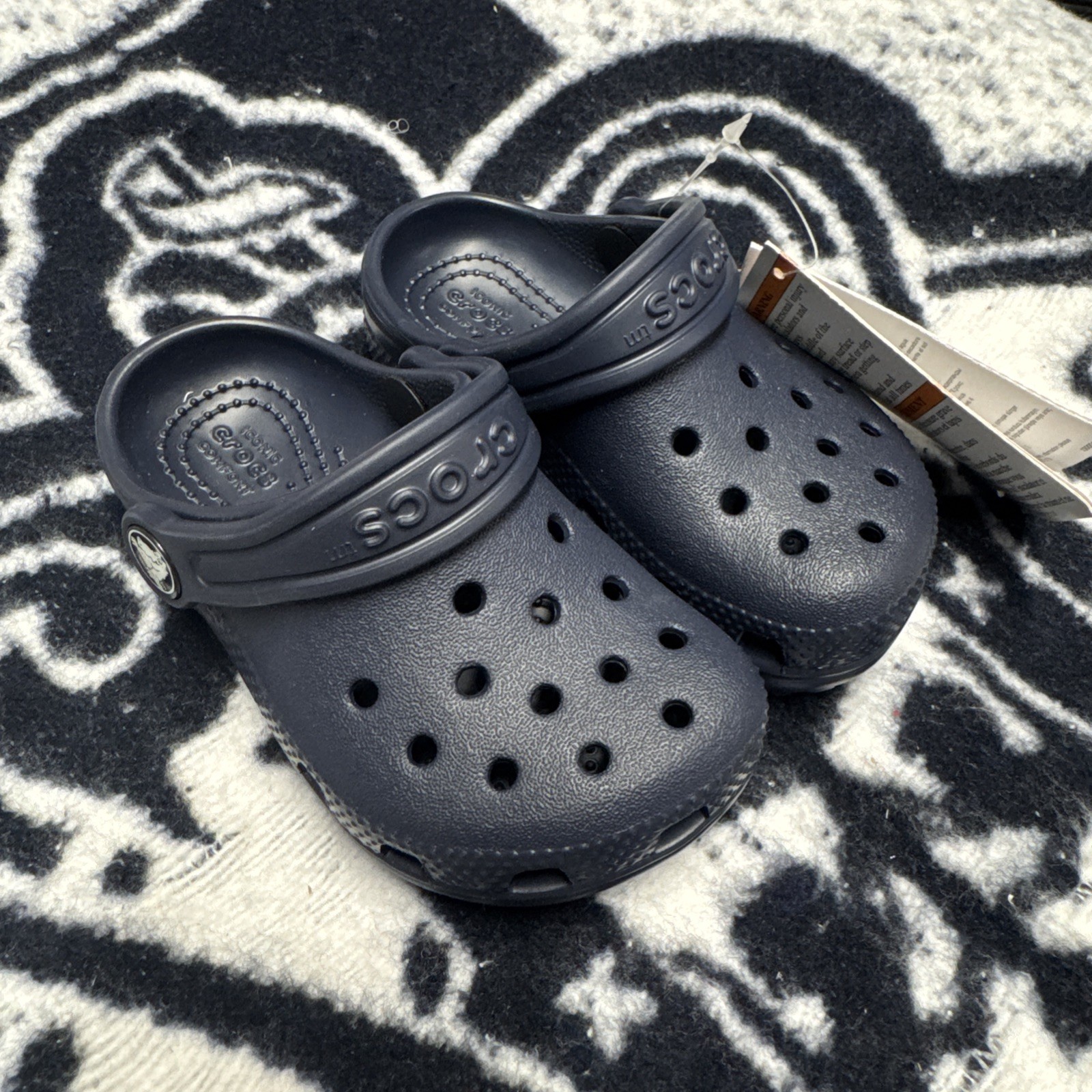crocs navy blue C7 Fast Shipping