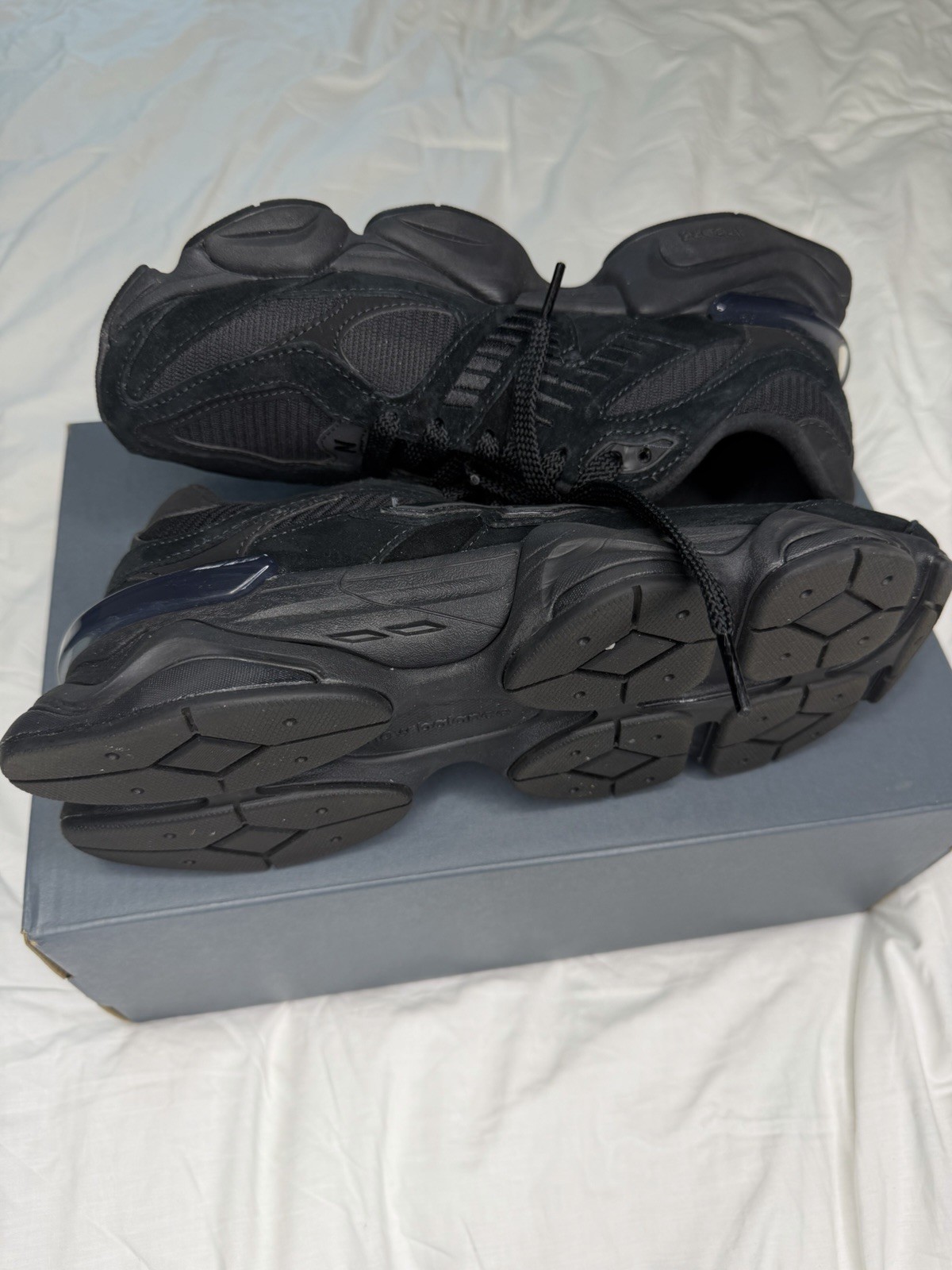New Balance 9060 BPM Men's Black Grey Running Shoes Breathable Comfort