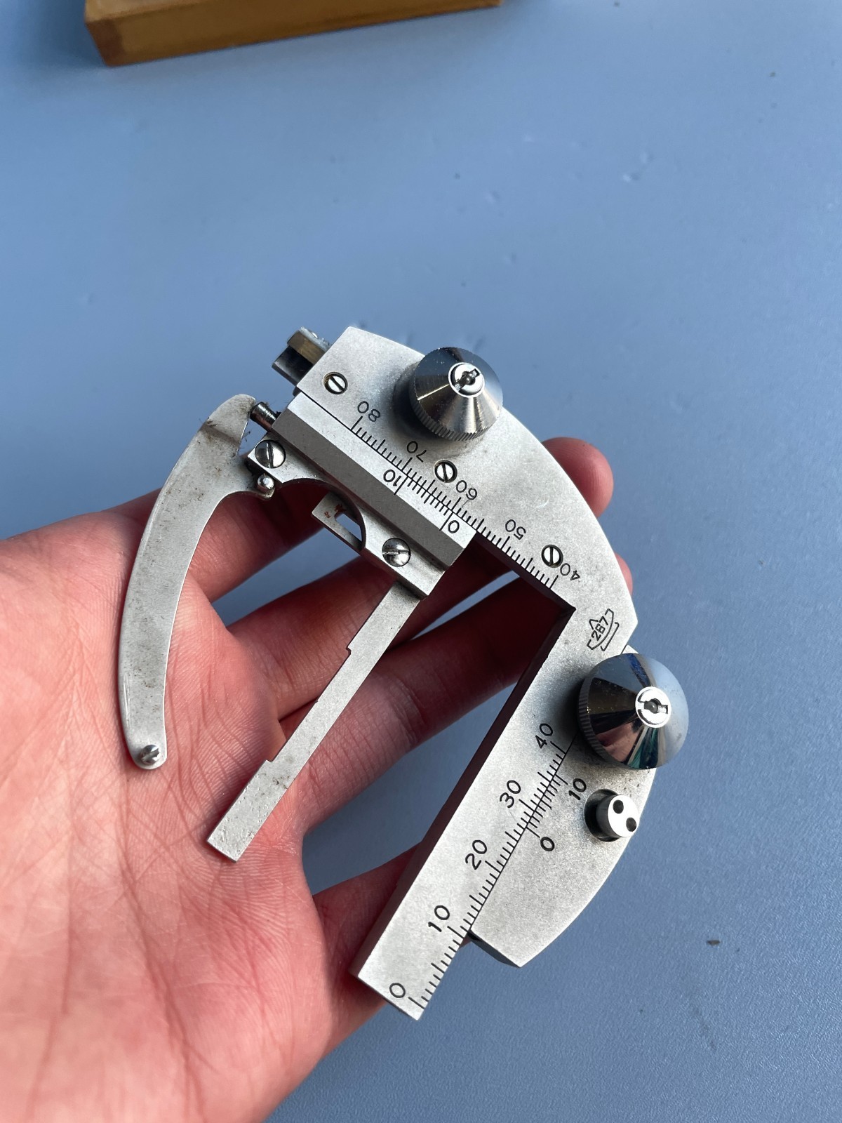 Microscope Accessories -267 Mobile Sample Holder XY Small sample holder retro
