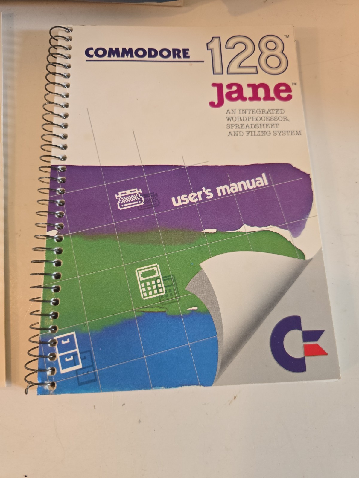 VTG Commodore 128 Jane Integrated Software User's 1985 3 Diskette Application