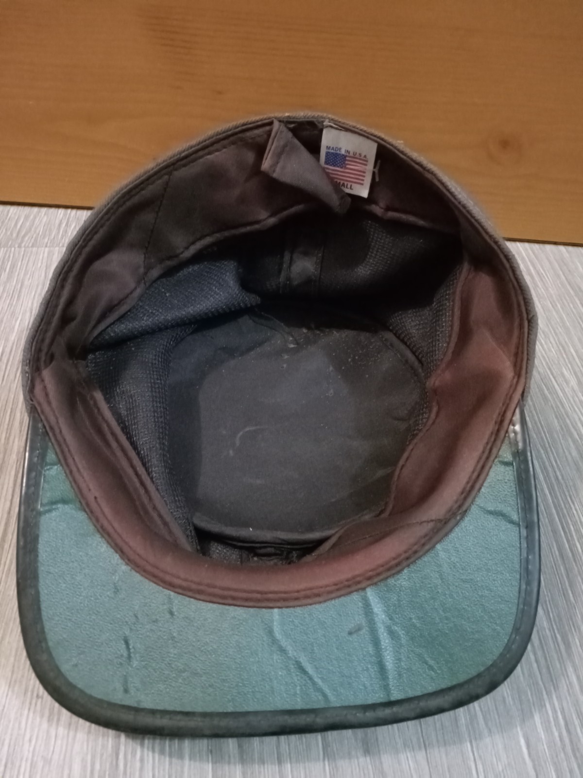 Vintage Civil War Reenactment Confederate CSA Grey Hat Cap Small