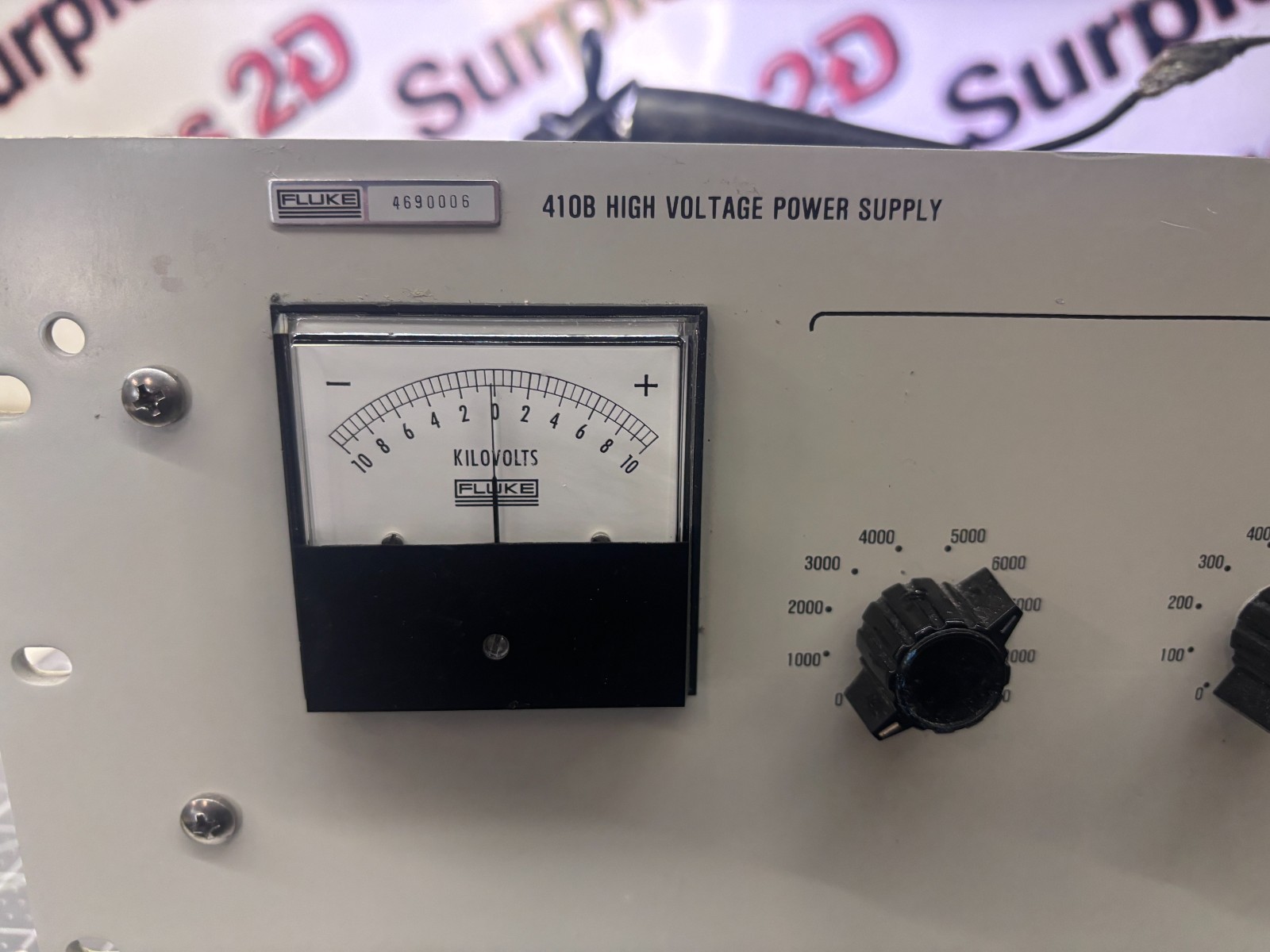 Fluke 410B 10kV DC High Voltage Power Supply.