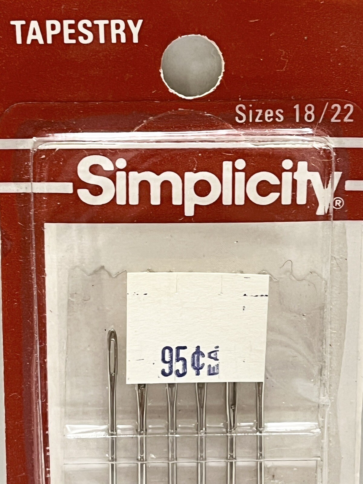 New Simplicity Tapestry 6 Needles Sizes 18/22 C468