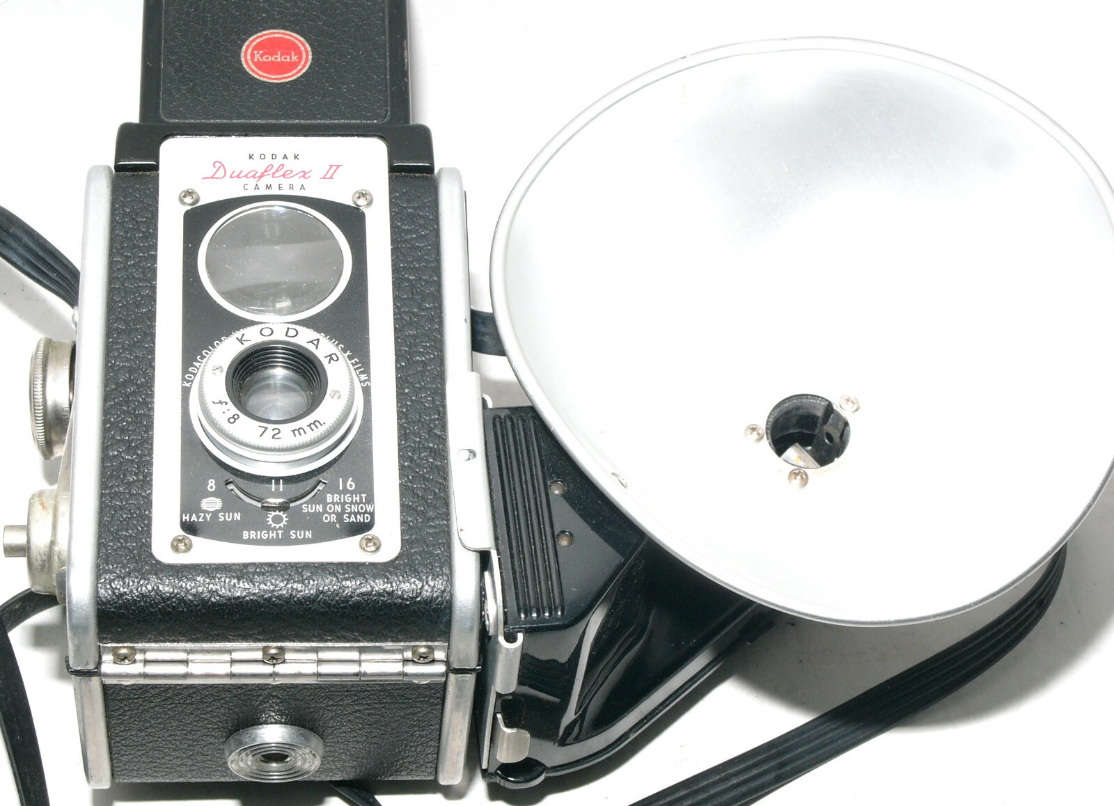 Kodak Duaflex II Camera with flash attachment