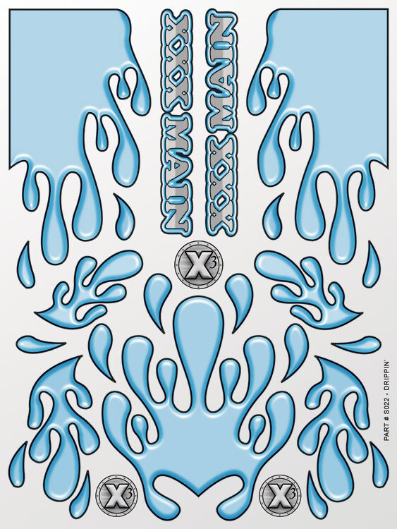 Drippin' Sticker Sheet XXX Main Racing S022