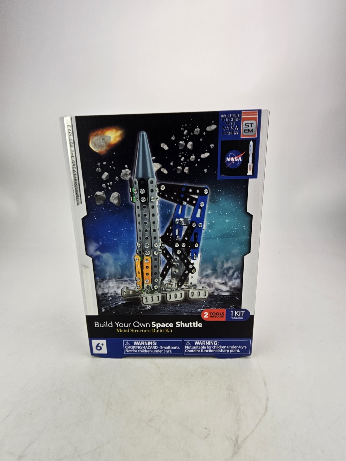 Build Your Own Space Shuttle Metal Structure Build Kit (New)